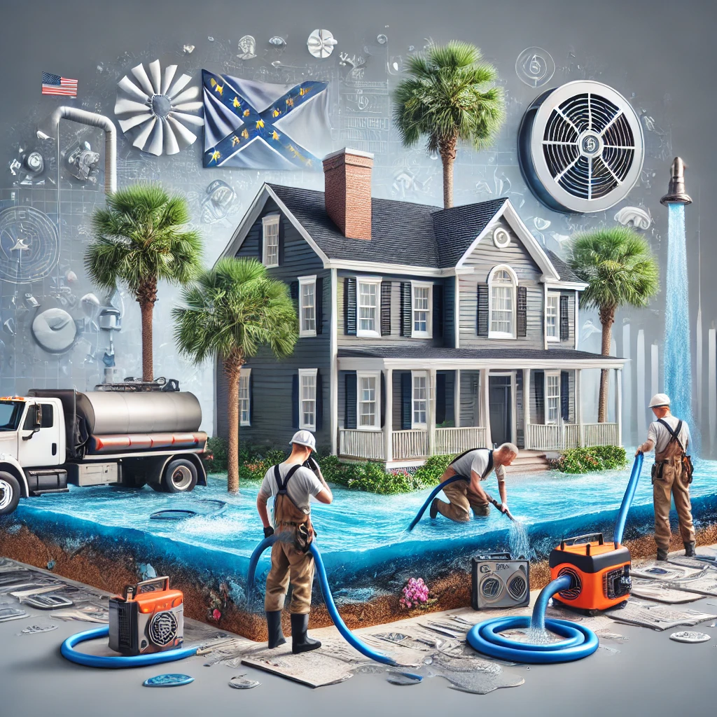 Water Damage Restoration Process in South Carolina